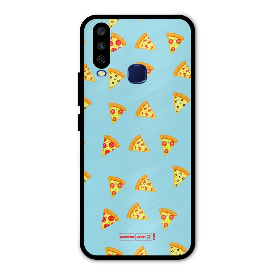 Cute Slices of Pizza Metal Back Case for Vivo V17