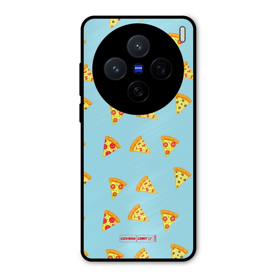 Cute Slices of Pizza Metal Back Case for Vivo X200