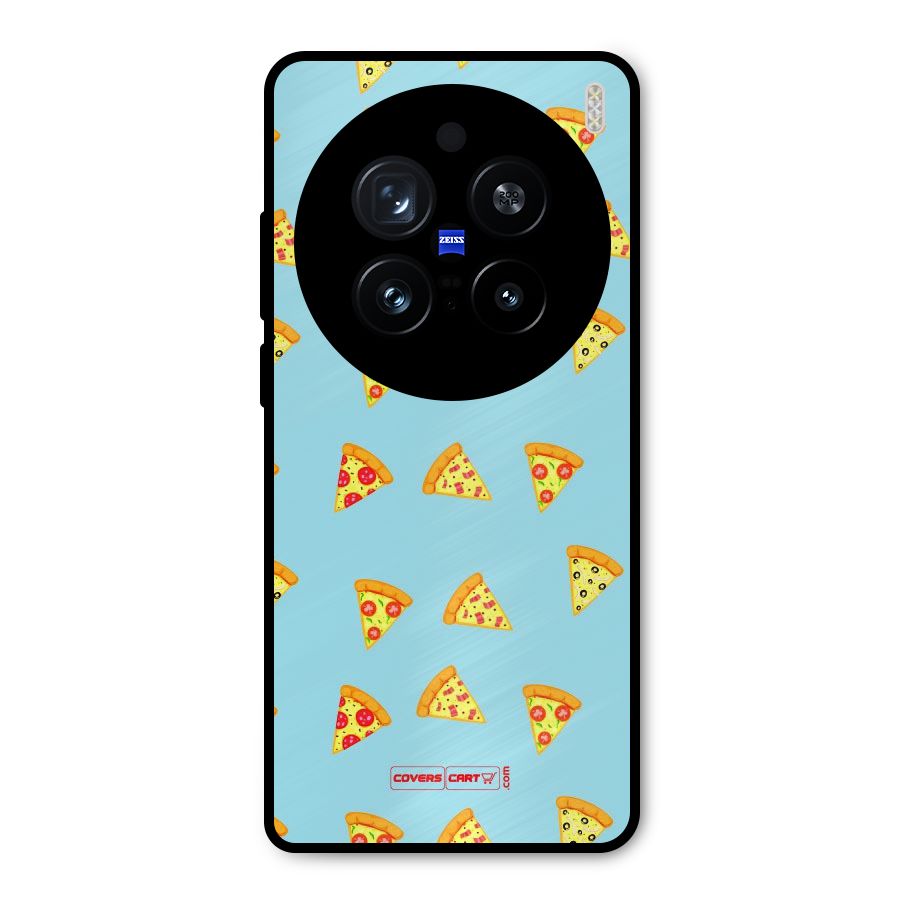 Cute Slices of Pizza Metal Back Case for Vivo X200 Pro