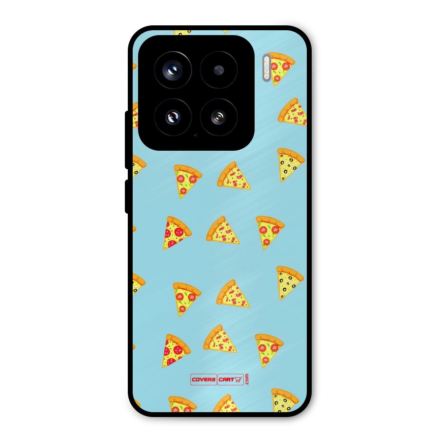 Cute Slices of Pizza Metal Back Case for Xiaomi 15