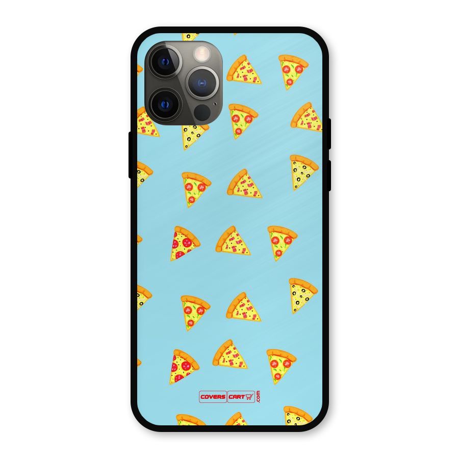 Cute Slices of Pizza Metal Back Case for iPhone 12 Pro