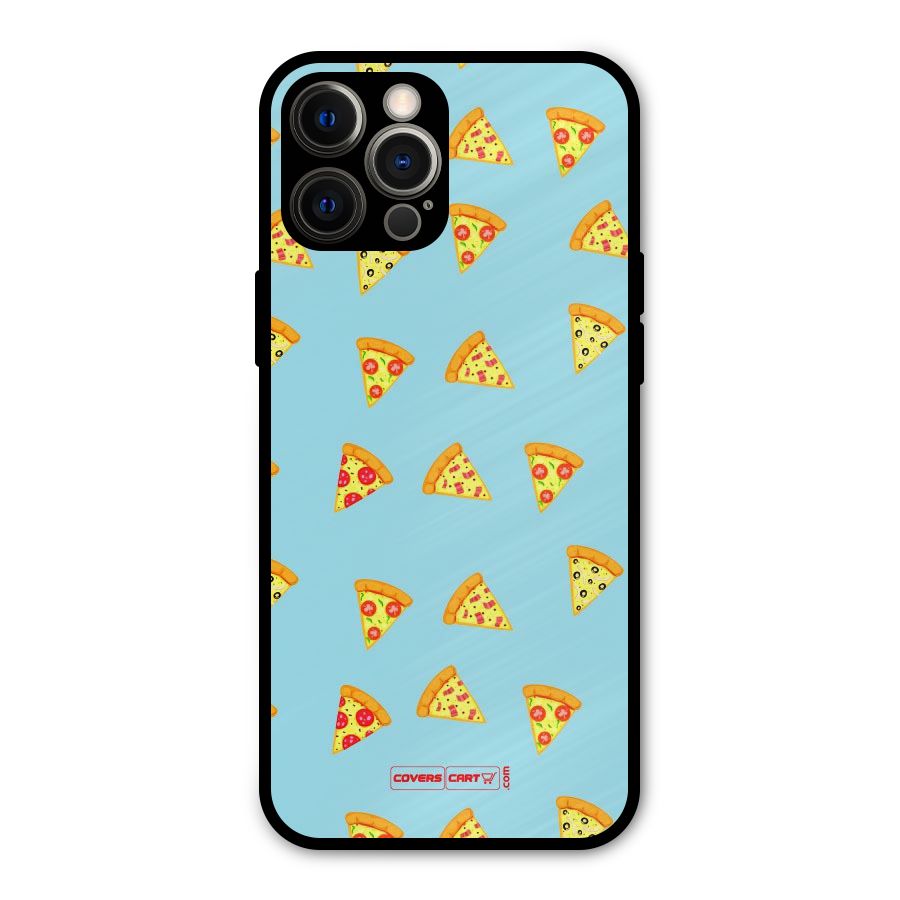 Cute Slices of Pizza Metal Back Case for iPhone 12 Pro Max
