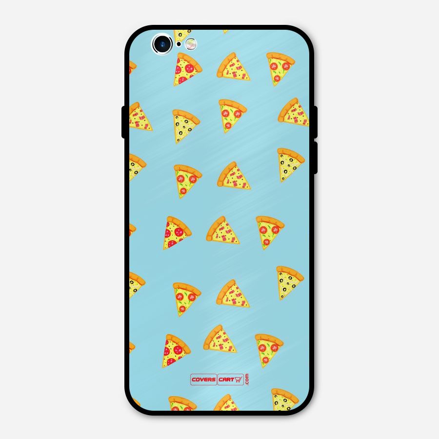 Cute Slices of Pizza Metal Back Case for iPhone 6 6s