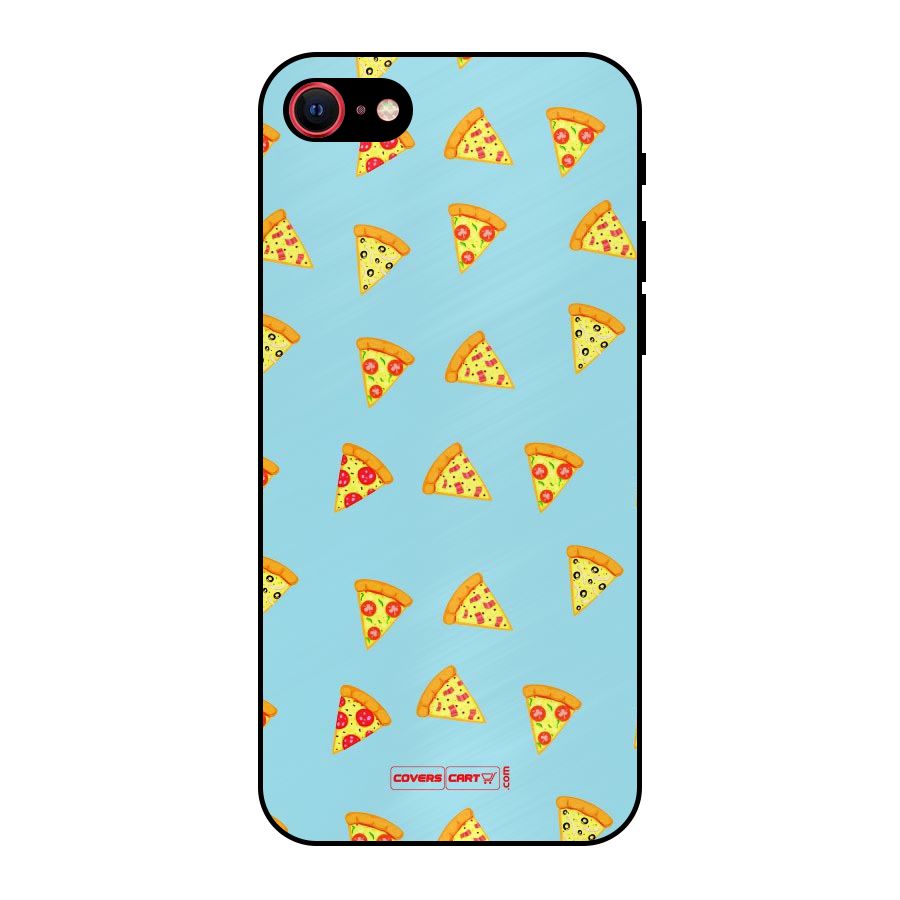 Cute Slices of Pizza Metal Back Case for iPhone 7
