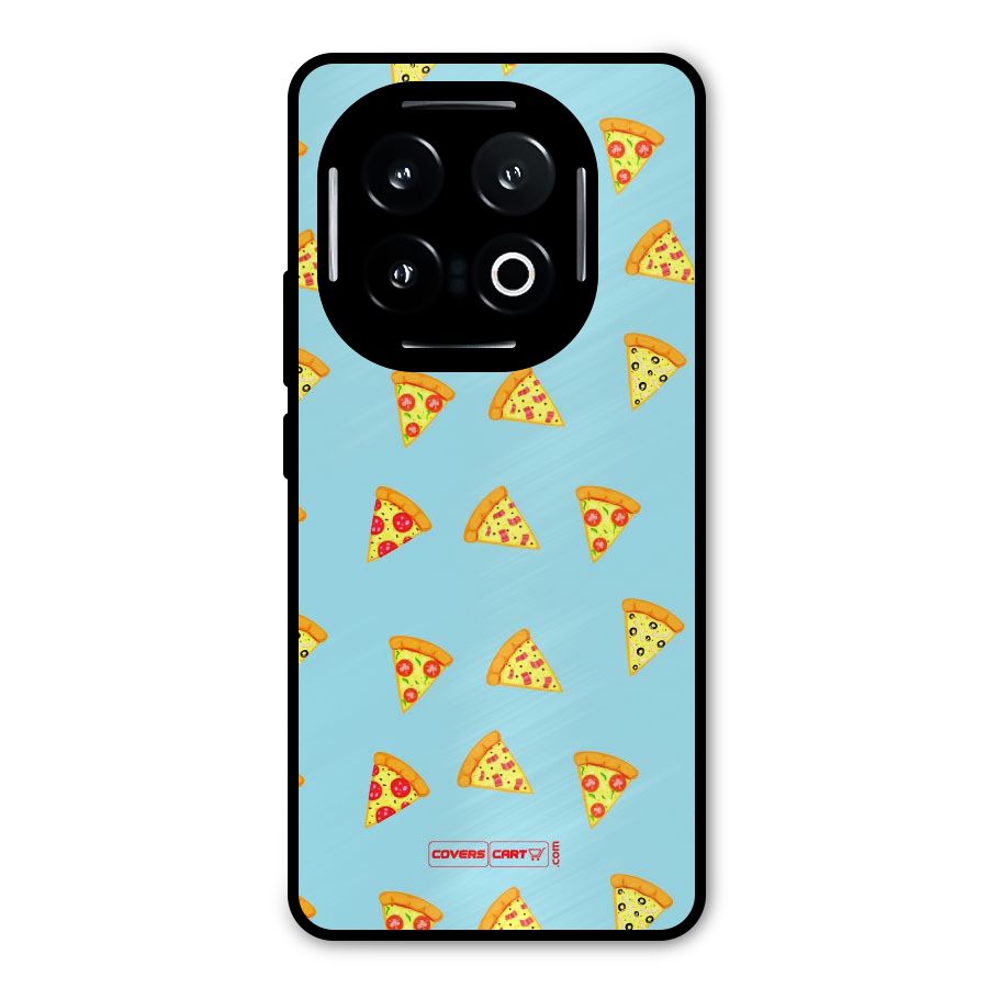 Cute Slices of Pizza Metal Back Case for iQOO 13