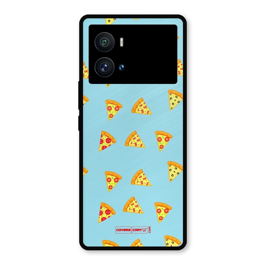 Cute Slices of Pizza Metal Back Case for iQOO 9 Pro