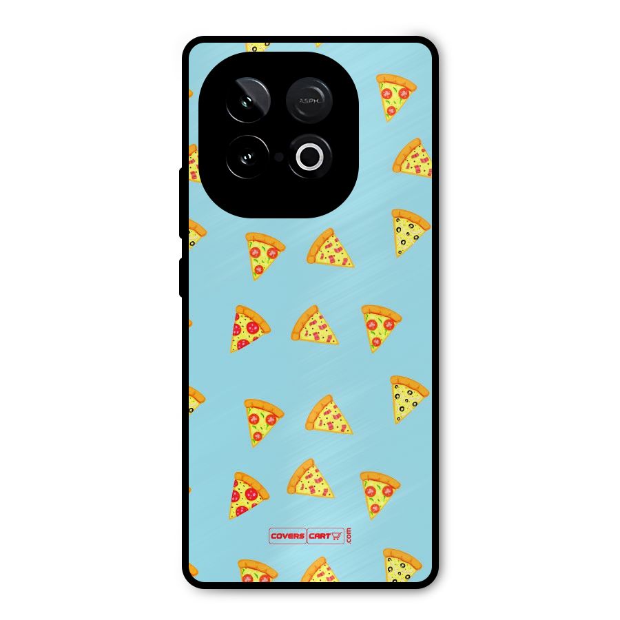Cute Slices of Pizza Metal Back Case for iQOO Neo 10