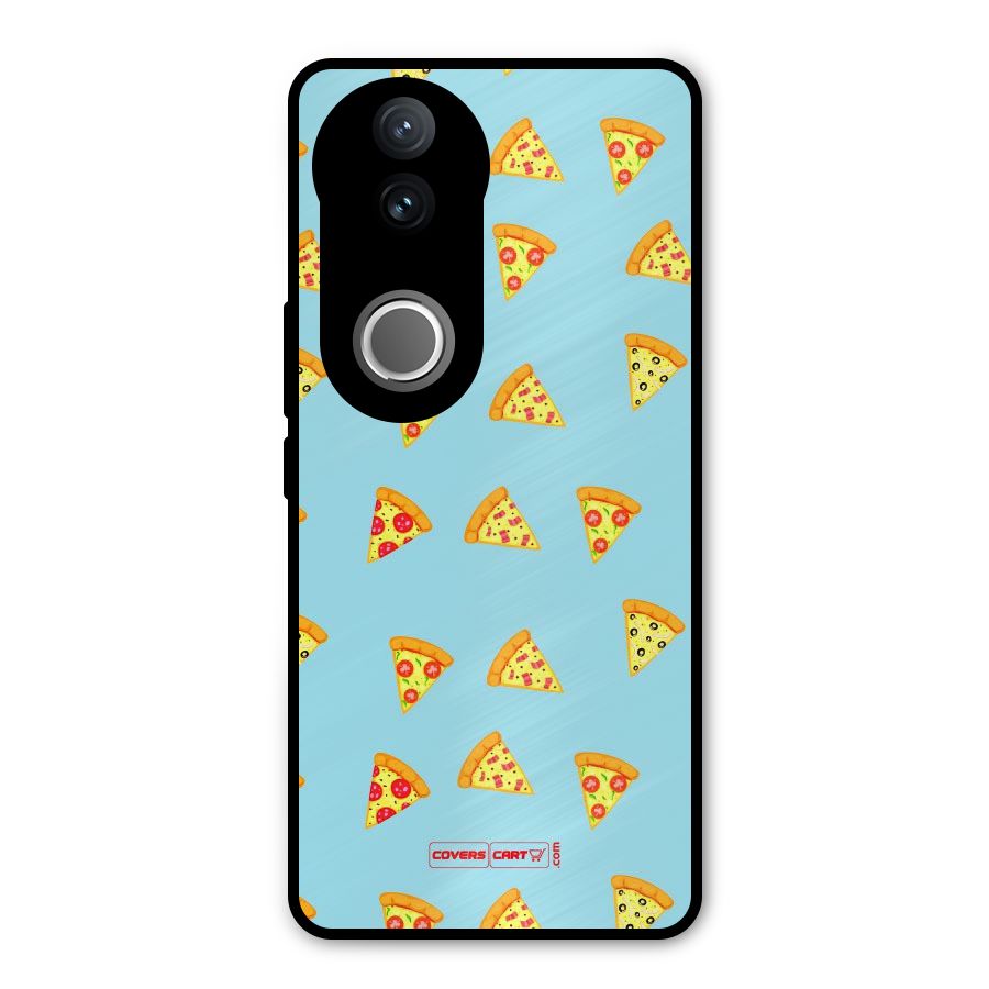 Cute Slices of Pizza Metal Back Case for iQOO Z10R