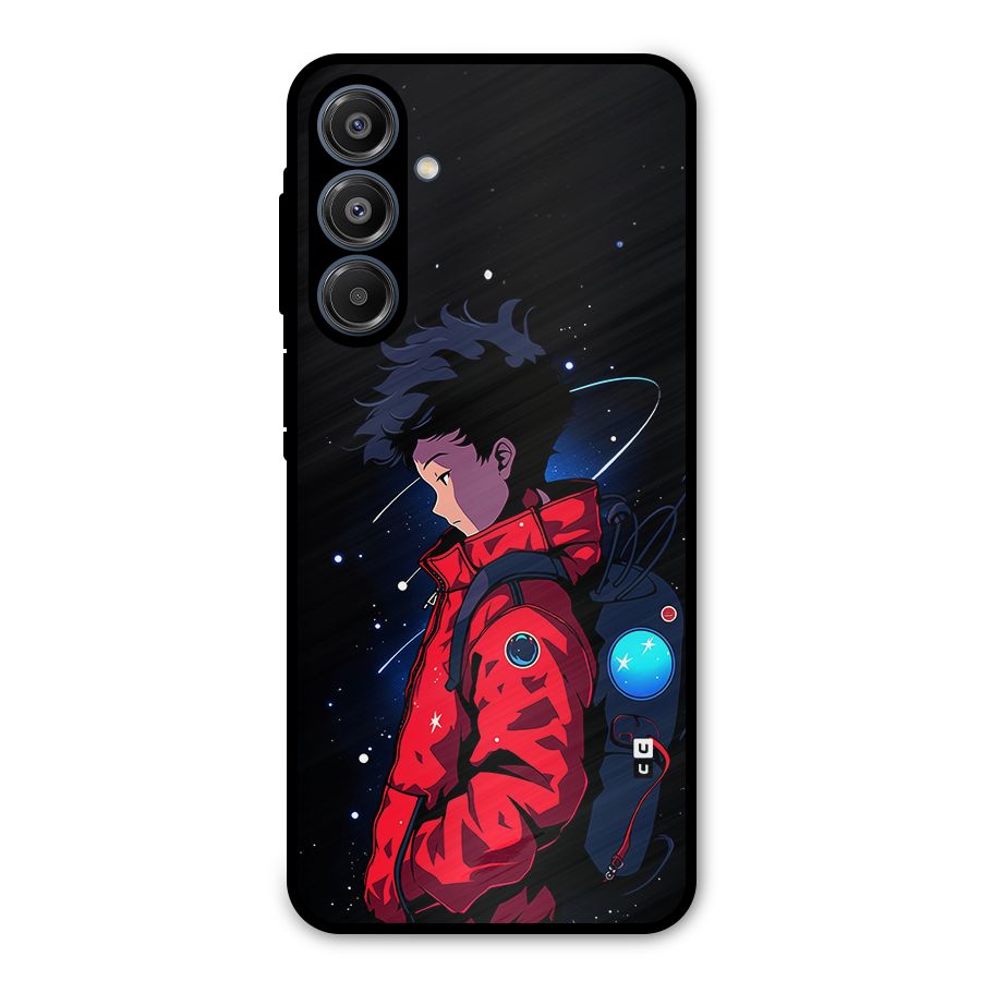 Cute Space Boy Metal Back Case for Galaxy A16 5G