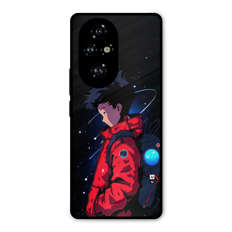 Cute Space Boy Metal Back Case for Honor 200 Pro
