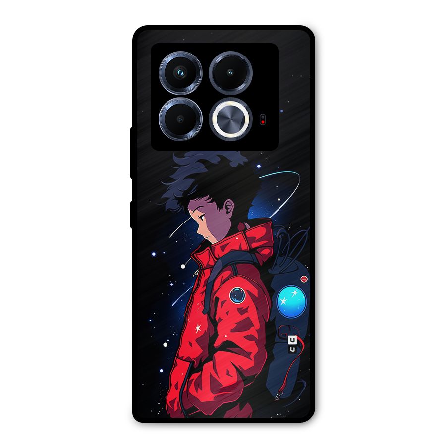 Cute Space Boy Metal Back Case for Infinix Note 40 5G