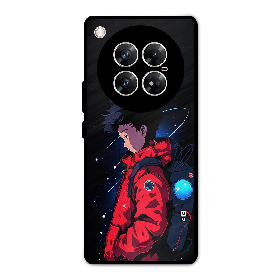 Cute Space Boy Metal Back Case for Infinix Zero 40 5G