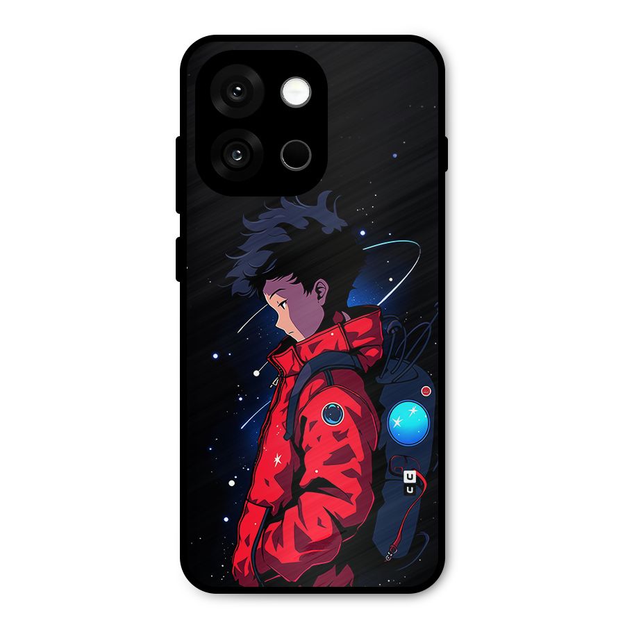 Cute Space Boy Metal Back Case for OnePlus 13s