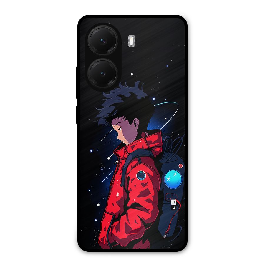 Cute Space Boy Metal Back Case for Poco X7 Pro
