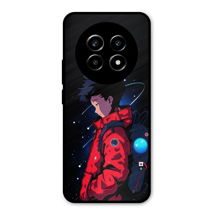 Cute Space Boy Metal Back Case for Realme 13 Pro