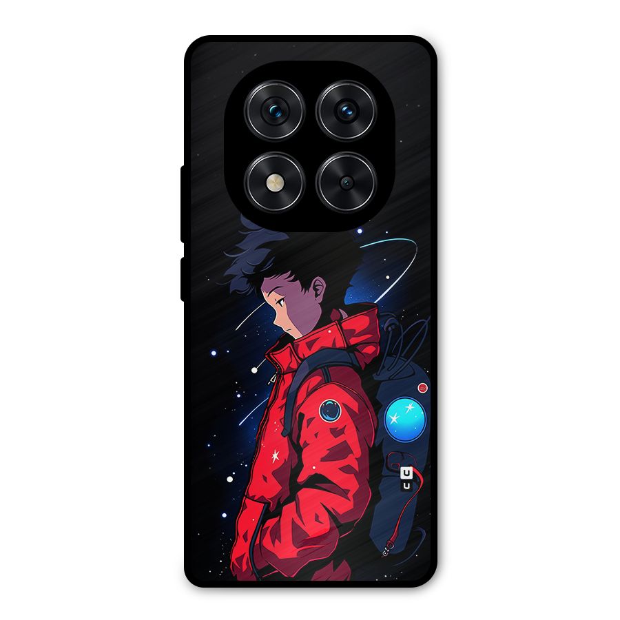 Cute Space Boy Metal Back Case for Redmi Note 14 Pro 5G