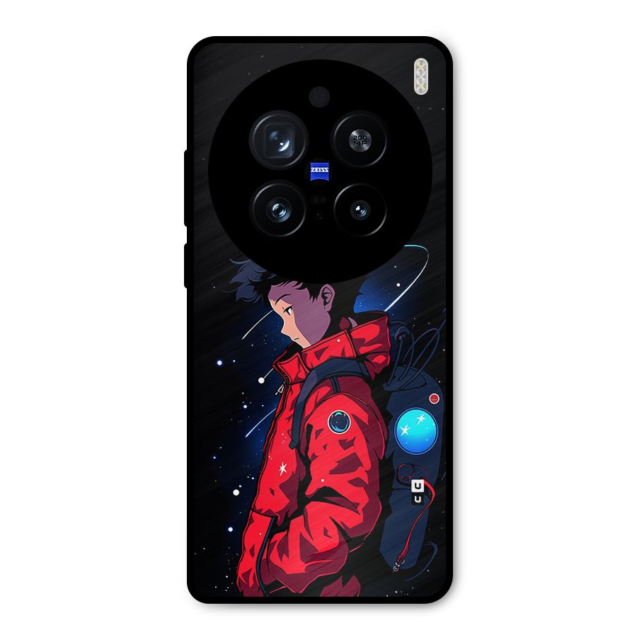 Cute Space Boy Metal Back Case for Vivo X200 Pro