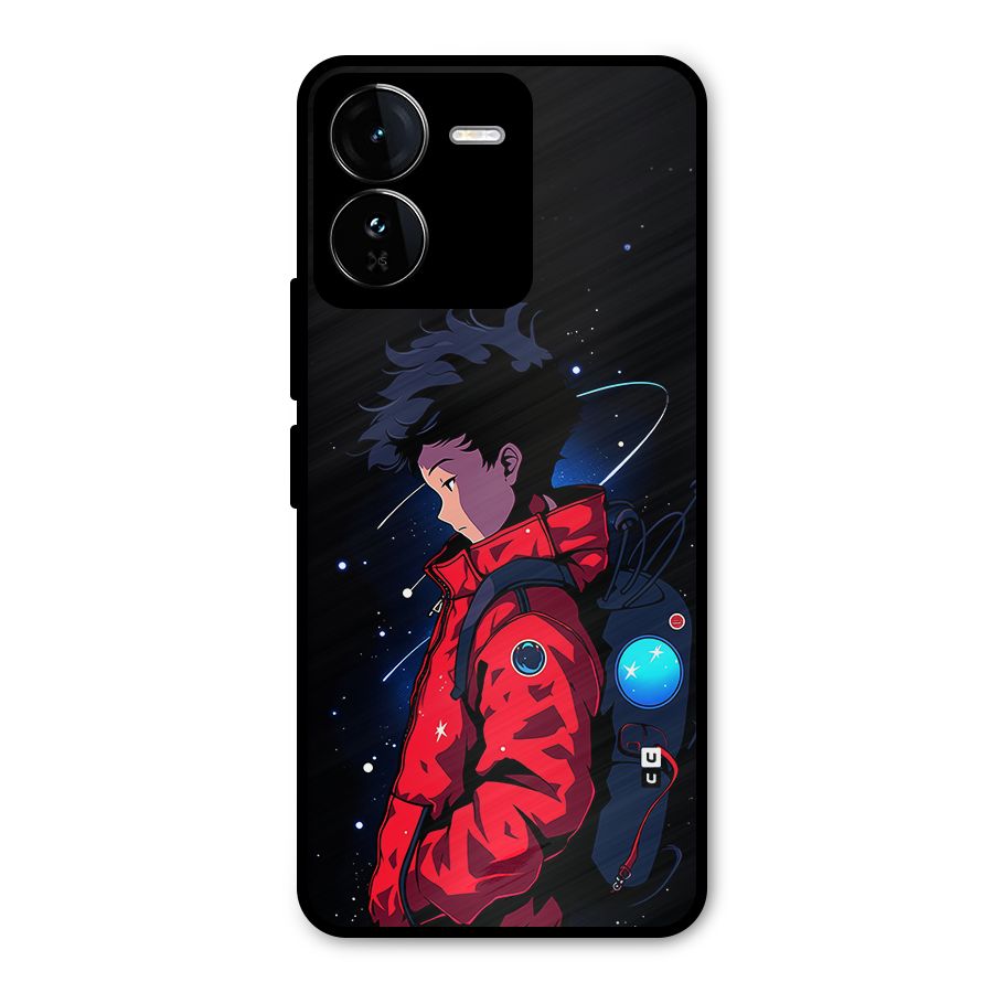 Cute Space Boy Metal Back Case for iQOO Z9