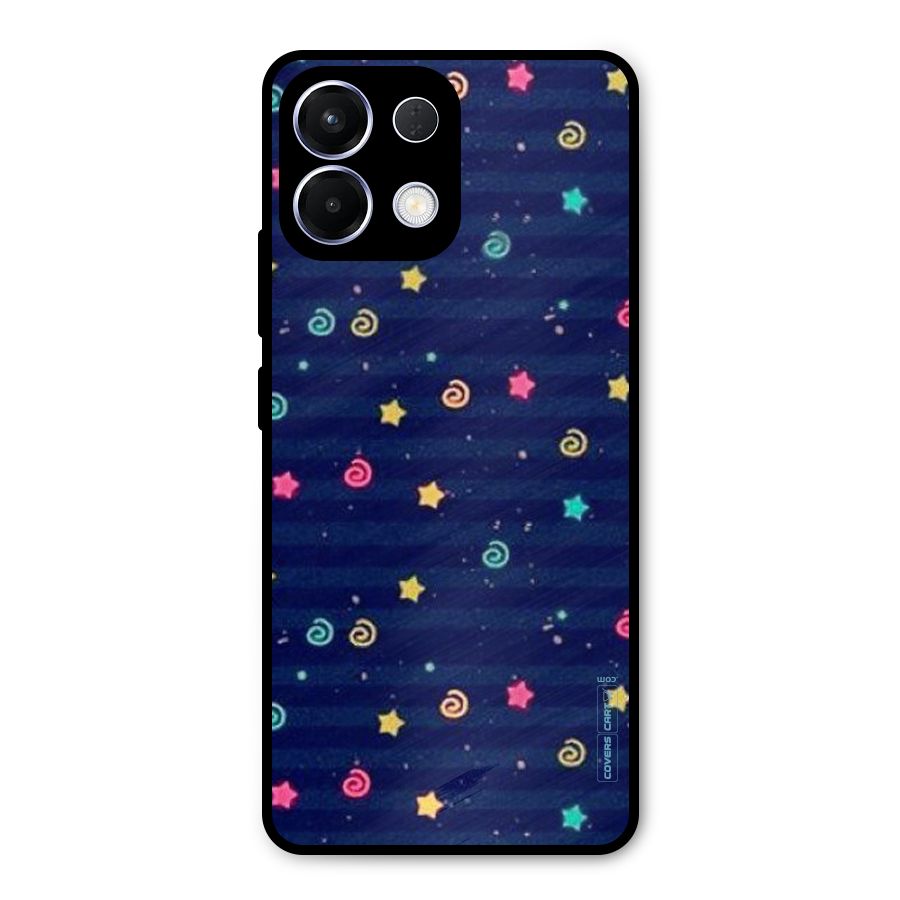 Cute Stars Design Metal Back Case for Oppo K13