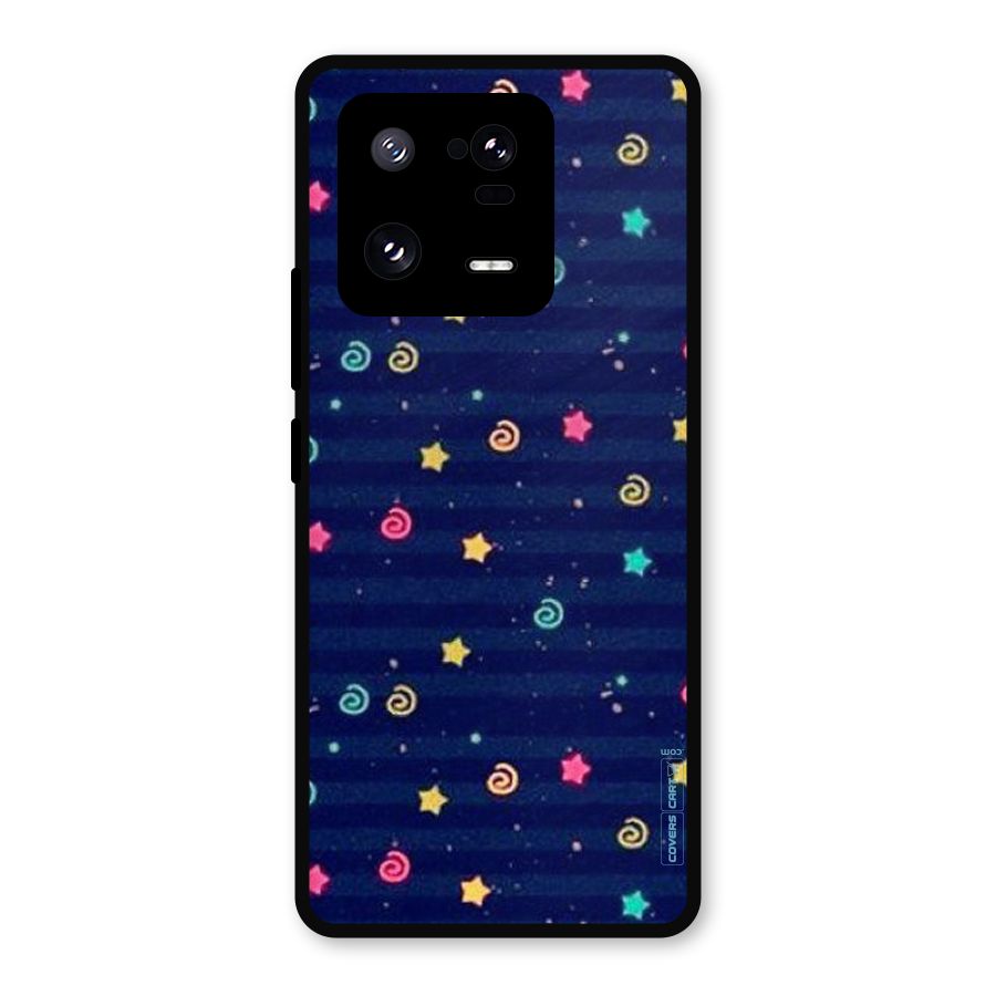 Cute Stars Design Metal Back Case for Xiaomi 13 Pro