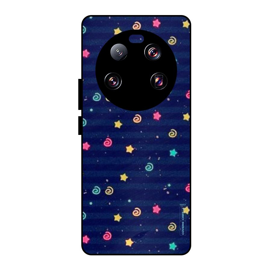 Cute Stars Design Metal Back Case for Xiaomi 13 Ultra