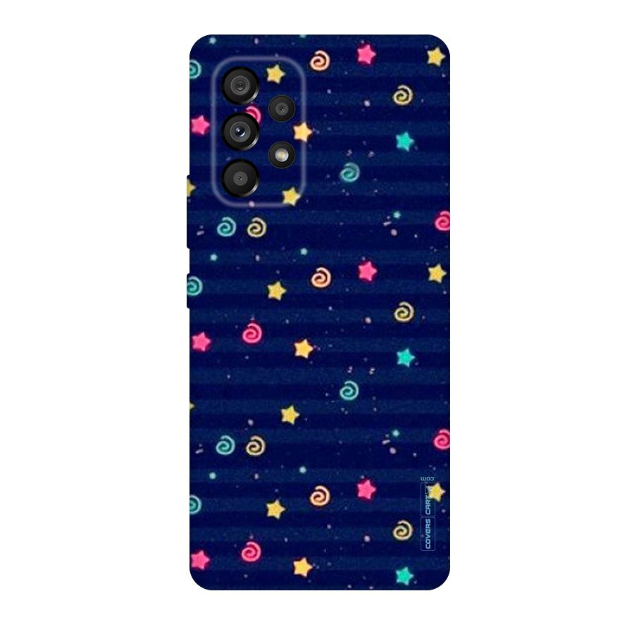 Cute Stars Design Original Polycarbonate Back Case for Galaxy A53 5G