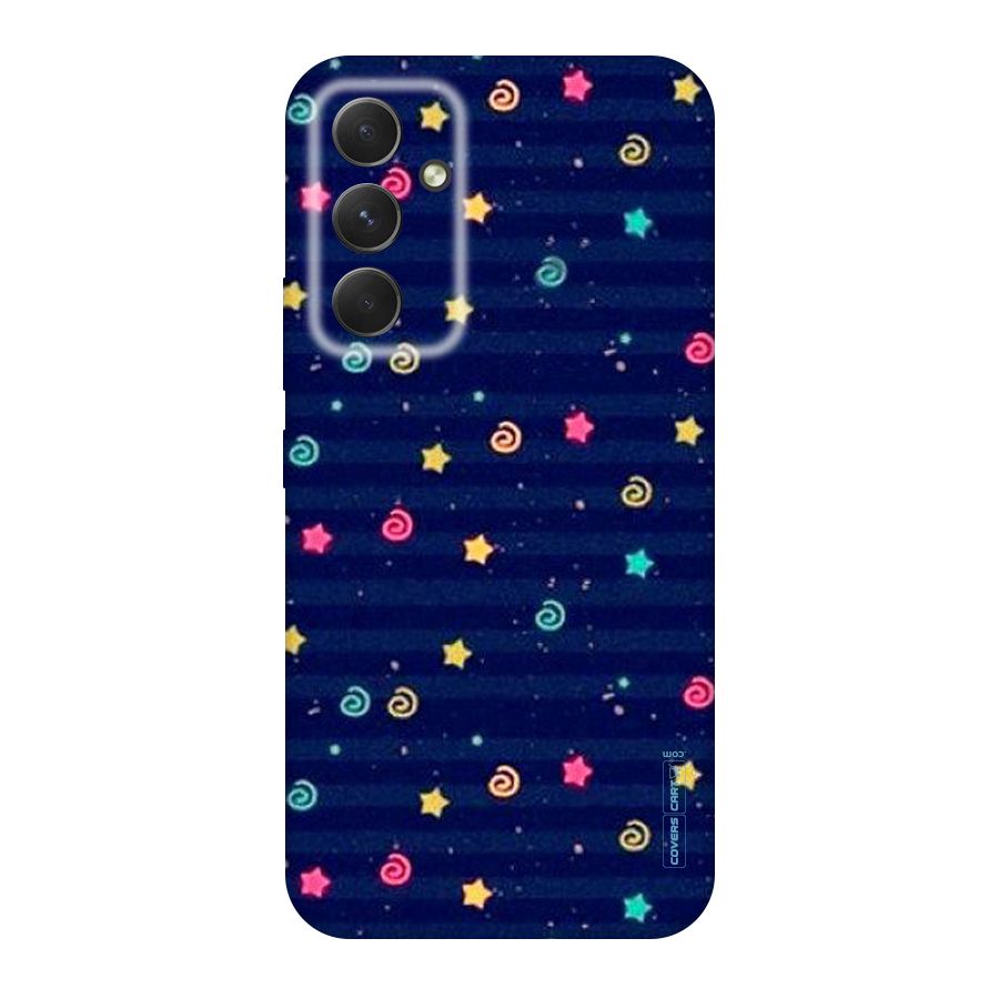 Cute Stars Design Original Polycarbonate Back Case for Galaxy A54