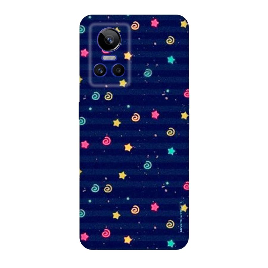 Cute Stars Design Original Polycarbonate Back Case for Realme GT Neo 3