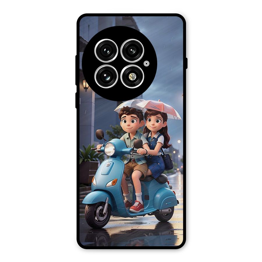 Cute Teen Scooter Metal Back Case for OnePlus 13
