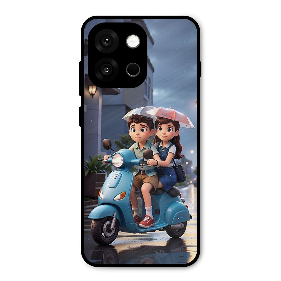 Cute Teen Scooter Metal Back Case for OnePlus 13s