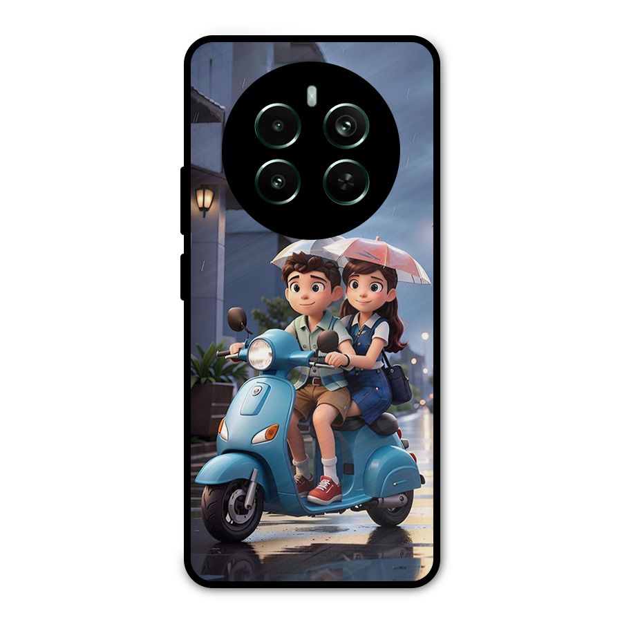 Cute Teen Scooter Metal Back Case for Realme Narzo 70 Pro