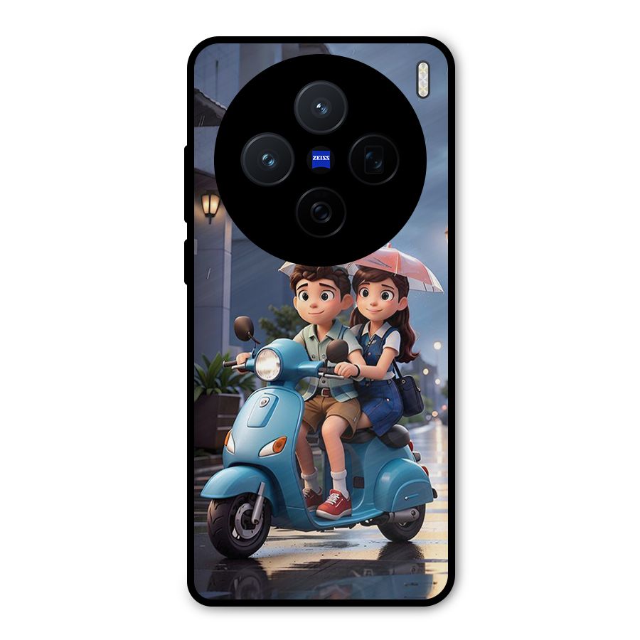 Cute Teen Scooter Metal Back Case for Vivo X200