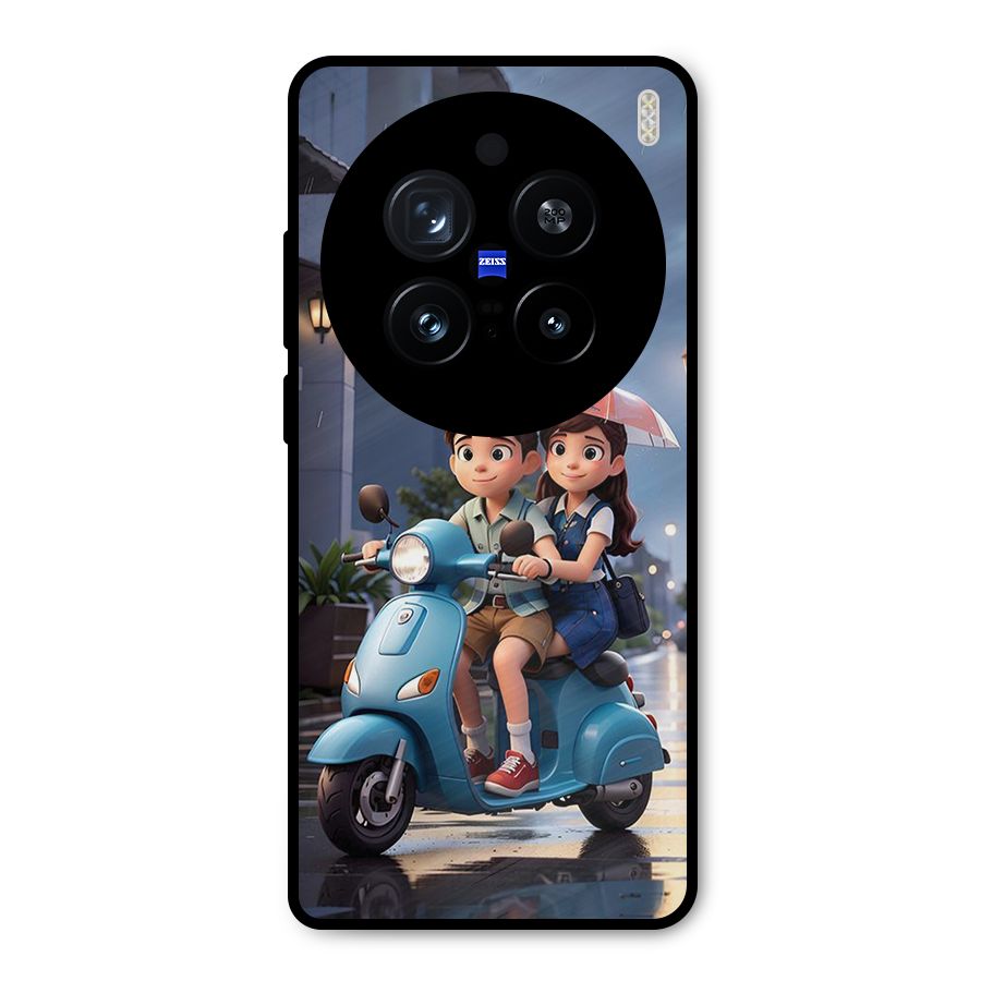 Cute Teen Scooter Metal Back Case for Vivo X200 Pro