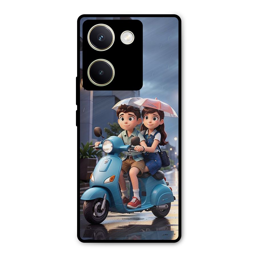 Cute Teen Scooter Metal Back Case for Vivo Y200 Pro