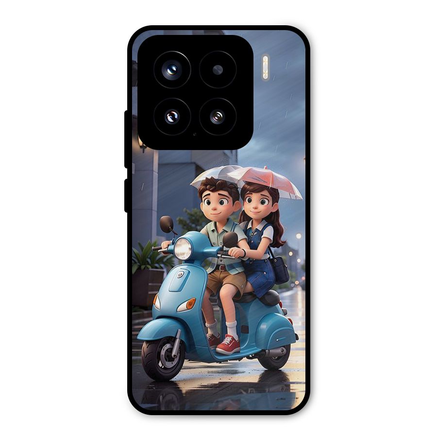 Cute Teen Scooter Metal Back Case for Xiaomi 15