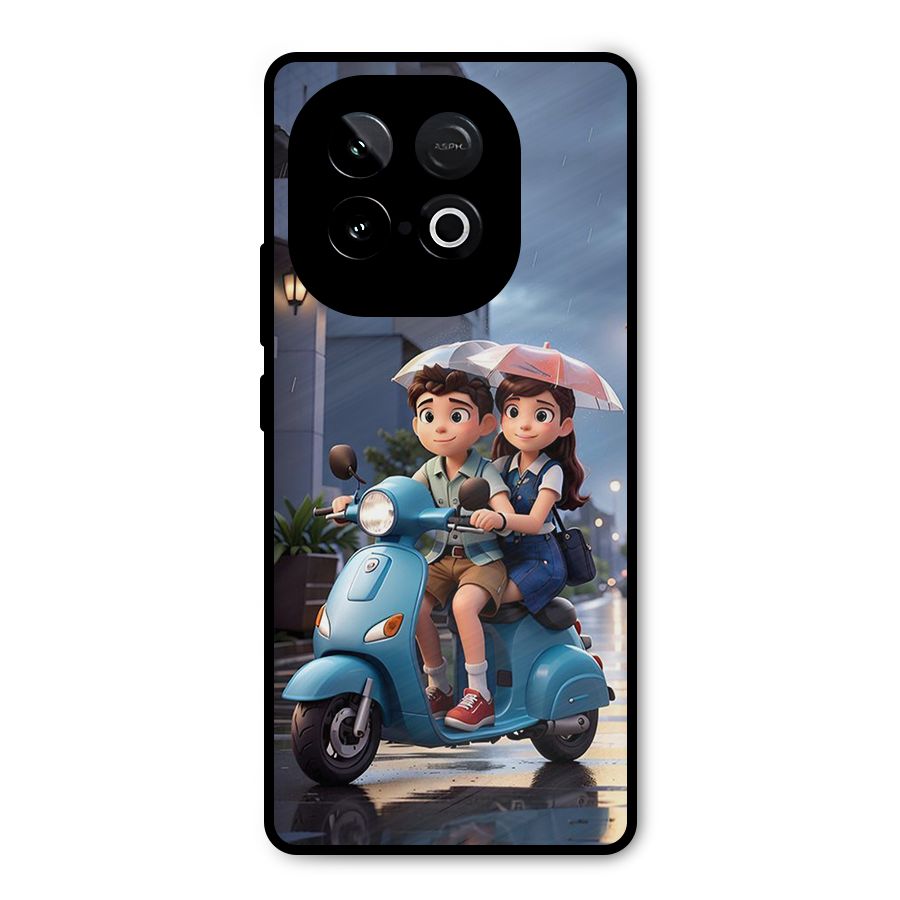 Cute Teen Scooter Metal Back Case for iQOO Neo 10