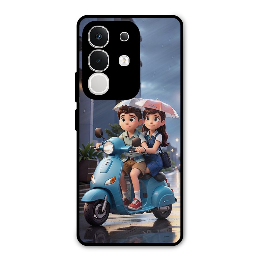 Cute Teen Scooter Metal Back Case for iQOO Z10x