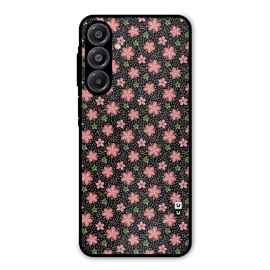 Cute Tiny Flowers Metal Back Case for Galaxy A16 5G
