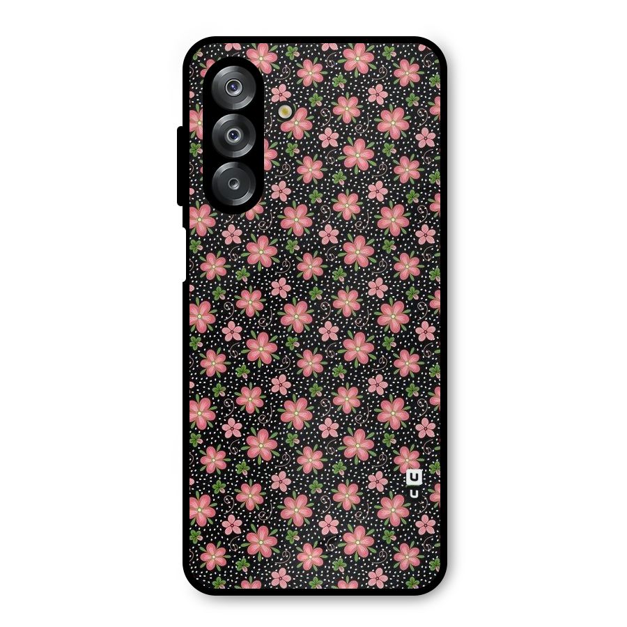 Cute Tiny Flowers Metal Back Case for Galaxy A26