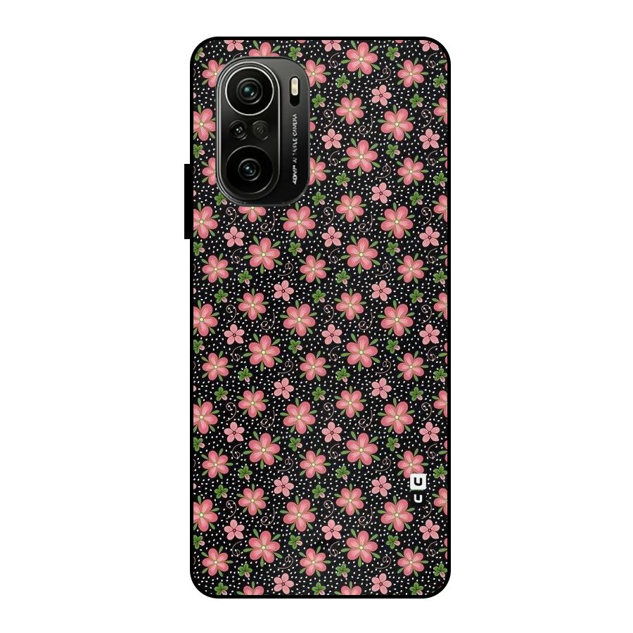 Cute Tiny Flowers Metal Back Case for Mi 11X Pro