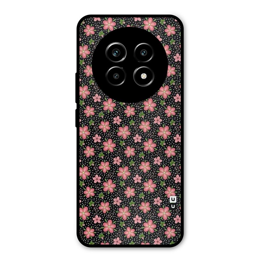 Cute Tiny Flowers Metal Back Case for Realme 13 Pro