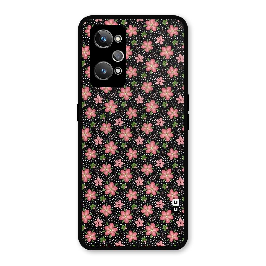 Cute Tiny Flowers Metal Back Case for Realme GT Neo 3T