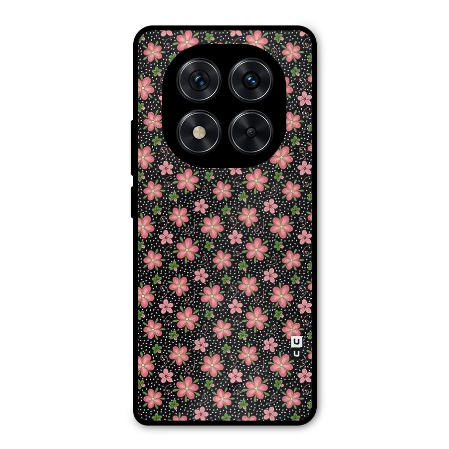 Cute Tiny Flowers Metal Back Case for Redmi Note 14 Pro 5G