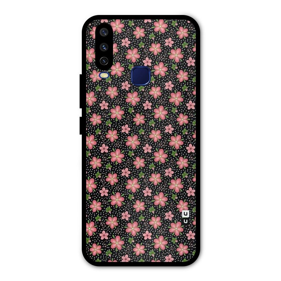 Cute Tiny Flowers Metal Back Case for Vivo V17