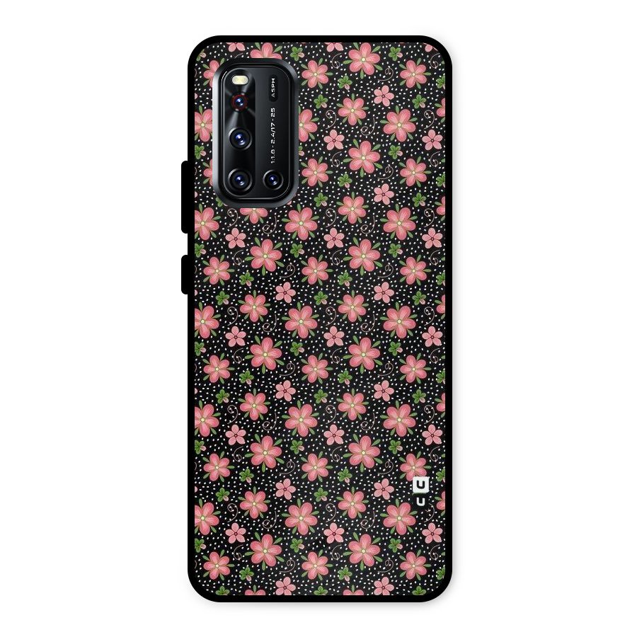Cute Tiny Flowers Metal Back Case for Vivo V19