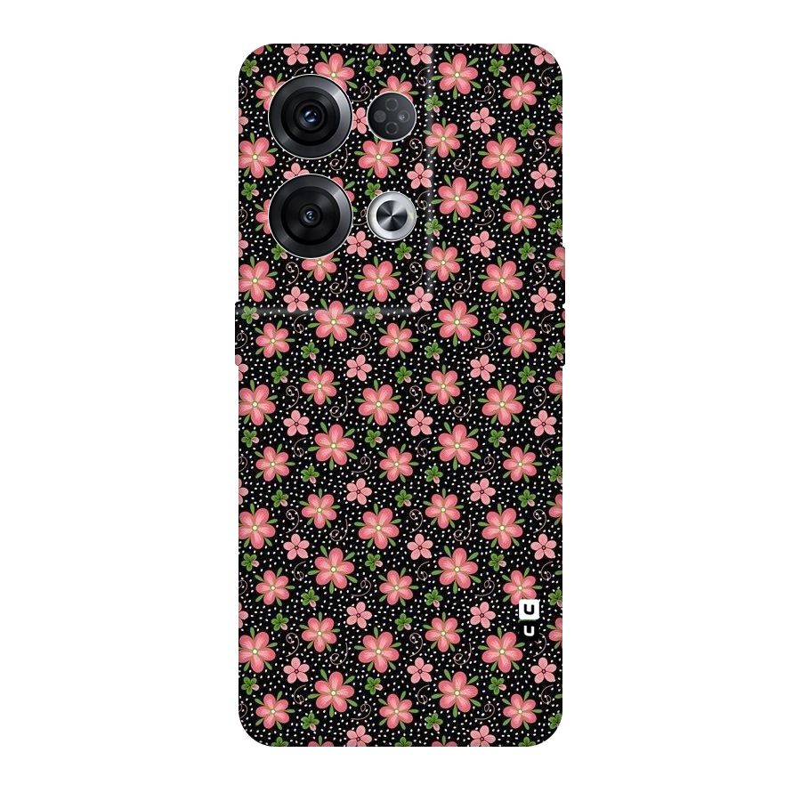 Cute Tiny Flowers Original Polycarbonate Back Case for Oppo Reno8 Pro 5G