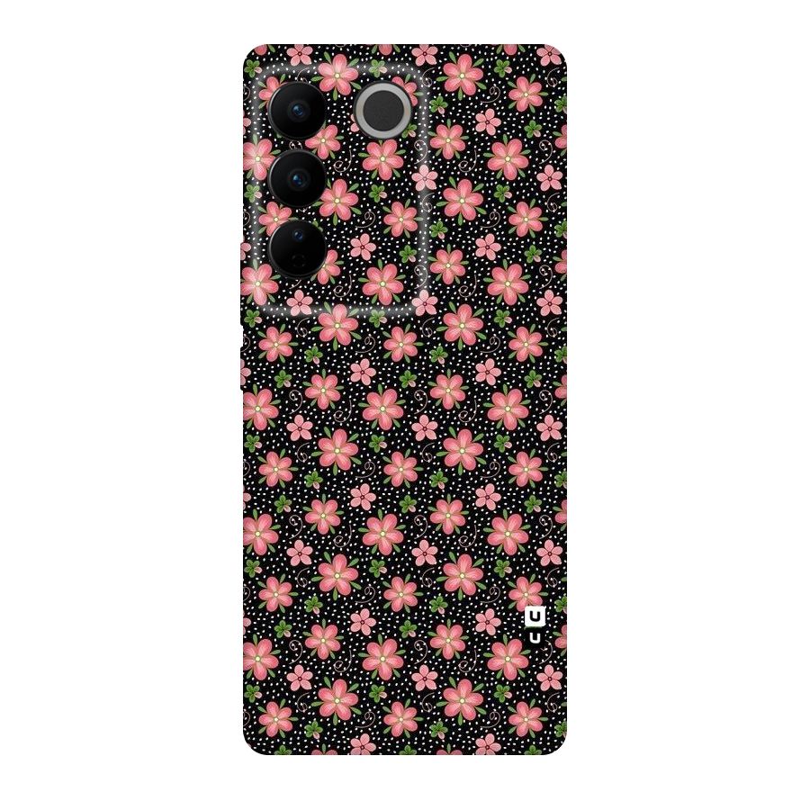 Cute Tiny Flowers Original Polycarbonate Back Case for Vivo V27