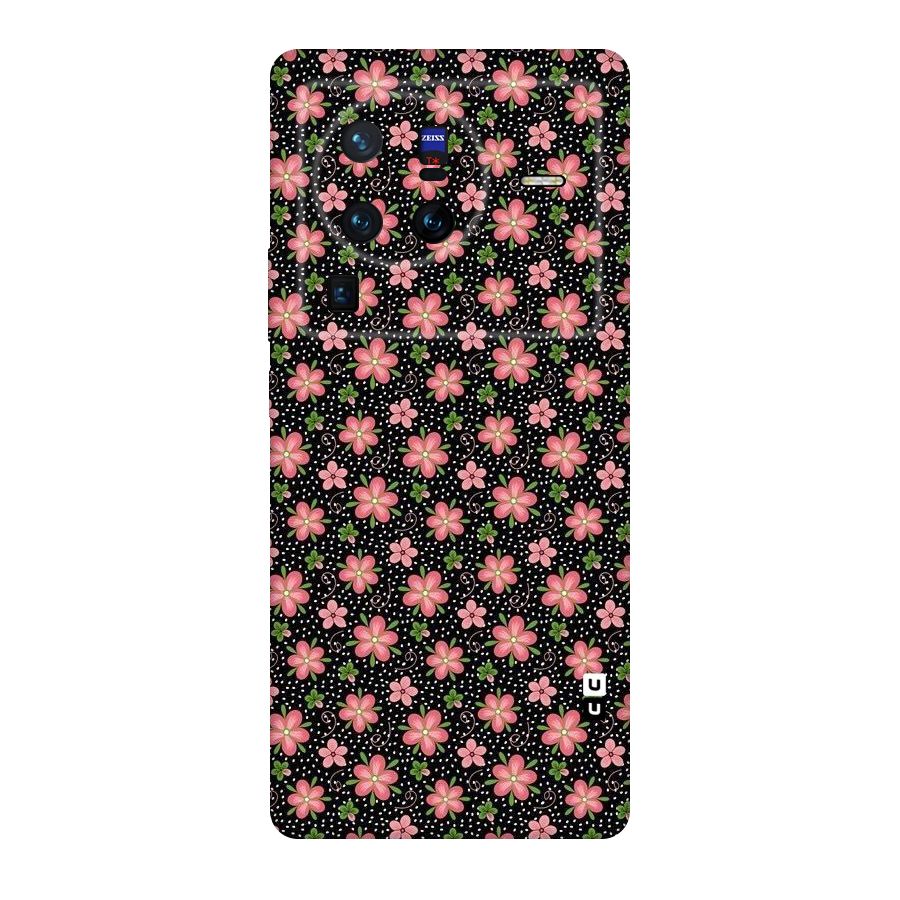 Cute Tiny Flowers Original Polycarbonate Back Case for Vivo X80