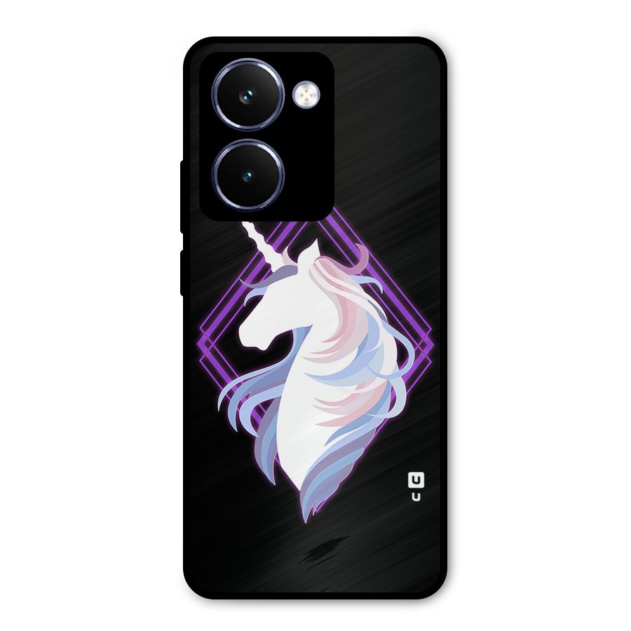 Cute Unicorn Illustration Metal Back Case for Realme P3 Ultra