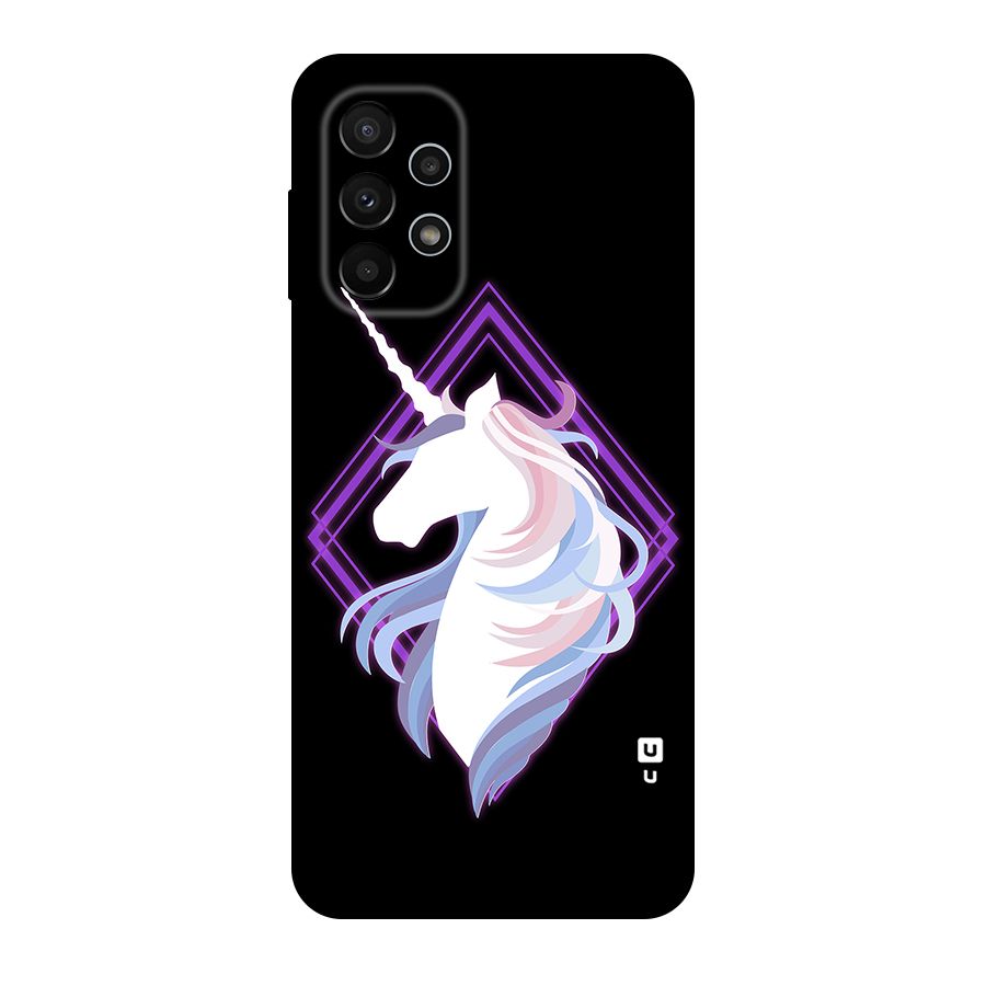 Cute Unicorn Illustration Original Polycarbonate Back Case for Galaxy A23
